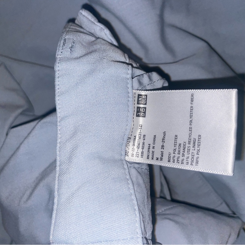 Uniqlo baby blue trousers - Picture 3 of 5